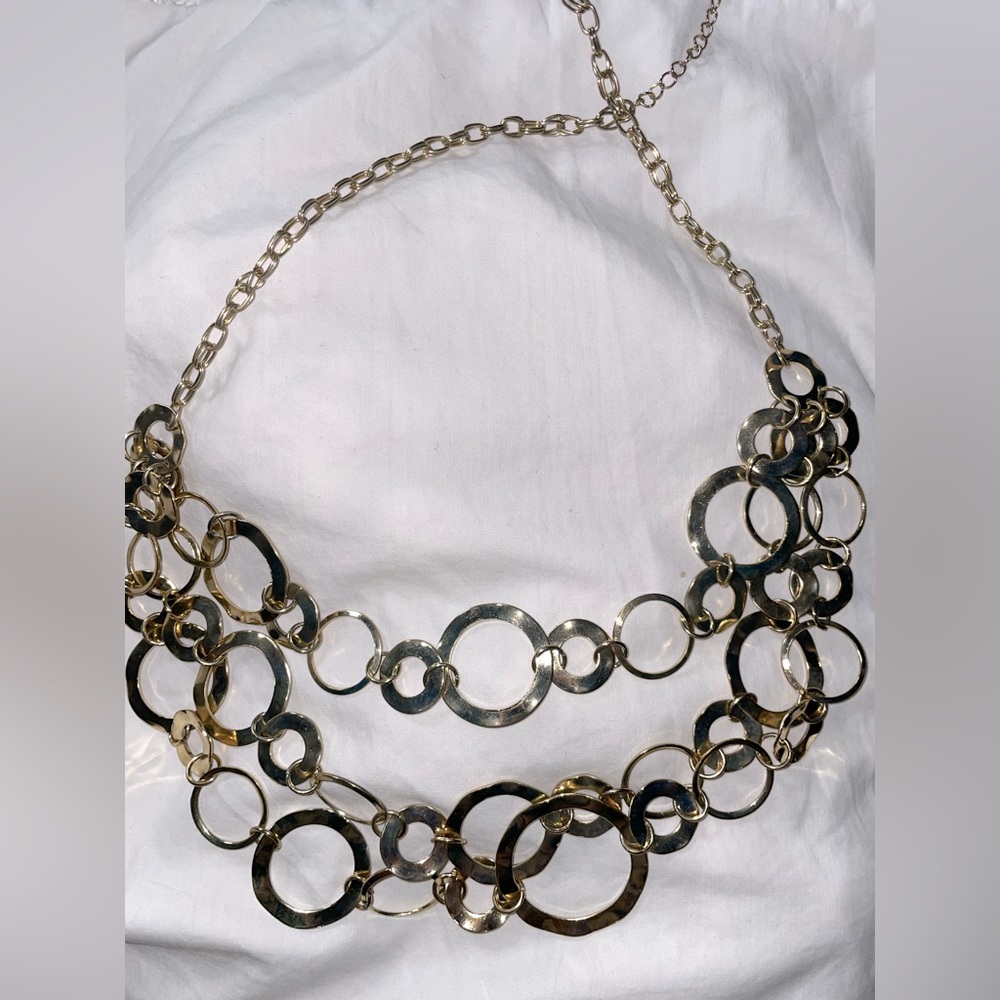 *FREE WITH PURCHASE* Golden Costume Jewlery Thick Statement Necklace